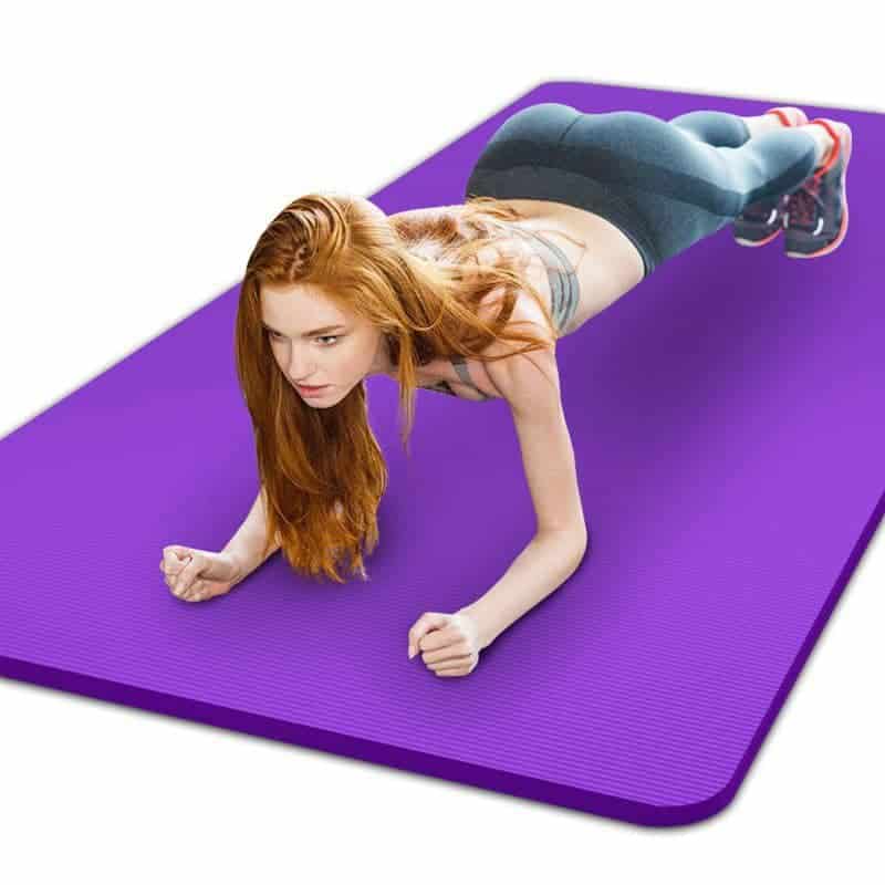 HemingWeigh Yoga Mat Thick, 1 Inch Thick, Non Slip Yoga Mat for Home W –  SkyRockSports